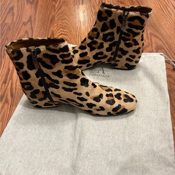 Aquatalia Animal Print Ankle Booties - Picture 5 of 10